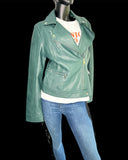 giacca semipelle Green