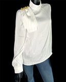 camicia elegante gold